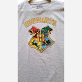 تیشرت لانگ آستین بلند زنانه نخی وارداتی رنگ طوسی برندHarry Potter - مناسب سایز 42 تا 50